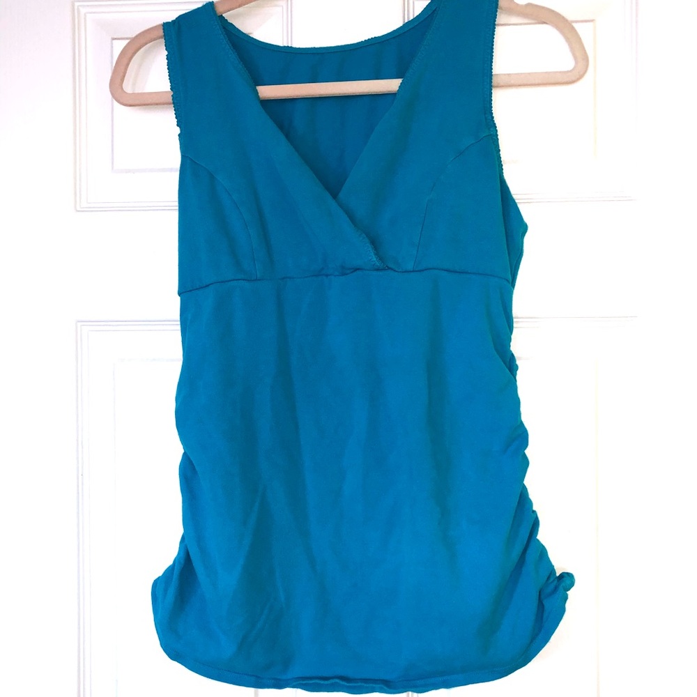 Teal Nursing Tank Top